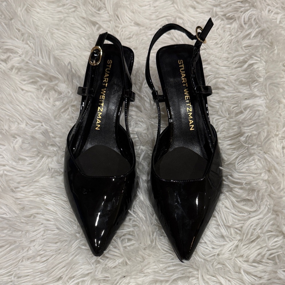 Stuart Weitzman
Women's Vinnie 50 Slingback Kitten Heels